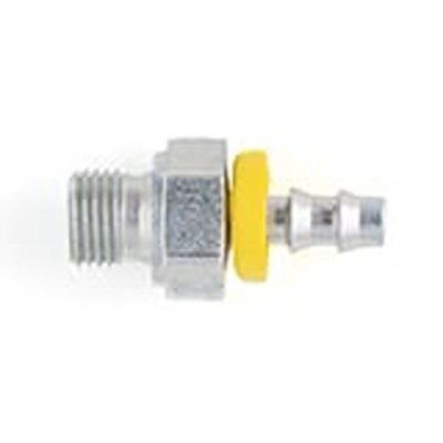 Parker Hydraulic Straight Compression Tube Fitting 3/8 in Hose to 1/4 in, 3D982-4-6