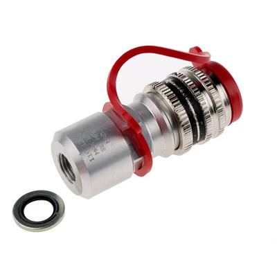 CEJN Steel Female Hydraulic Quick Connect Coupling, G 1/4 Female