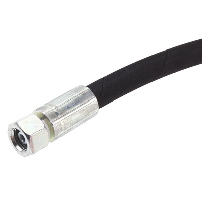 RS PRO 462mm Synthetic Rubber Hydraulic Hose Assembly, 400bar Max Pressure