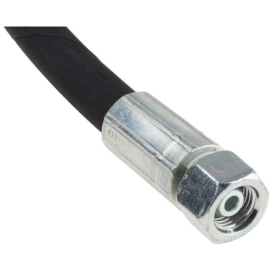 RS PRO 1462mm Synthetic Rubber Hydraulic Hose Assembly, 400bar Max Pressure