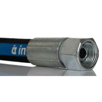 RS PRO 258mm Synthetic Rubber Hydraulic Hose Assembly, 330bar Max Pressure