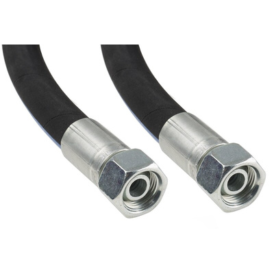 RS PRO 1456mm Synthetic Rubber Hydraulic Hose Assembly, 275bar Max Pressure