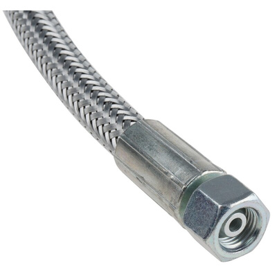 RS PRO 500mm Galvanized Steel Wire Hydraulic Hose Assembly, 190bar Max Pressure