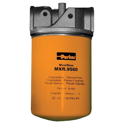 Parker Maxiflo series 10bar 1-1/4in Hydraulic Filter, 180L/min max, 10μm filtration size