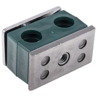 RS PRO Double Tube Clamp for 15mm tube
