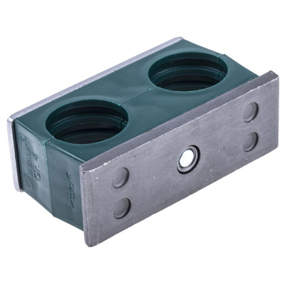 RS PRO Double Tube Clamp for 28mm tube