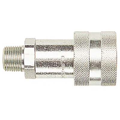 CEJN Steel Female Hydraulic Quick Connect Coupling, NPT 3/8 Male