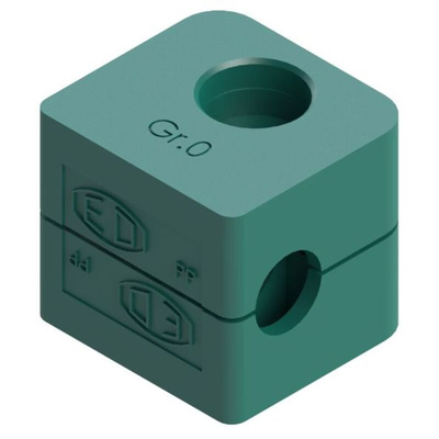 Parker Single Hydraulic Pipe Clamp for 8mm tube, RAP008X