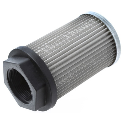 Parker BSP 1-1/2 Hydraulic Suction Strainer, 95L/min flow rate, 125μm filtration