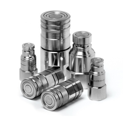 RS PRO Carbon Steel Male Hydraulic Quick Connect Coupling, BSP 1/2 Male