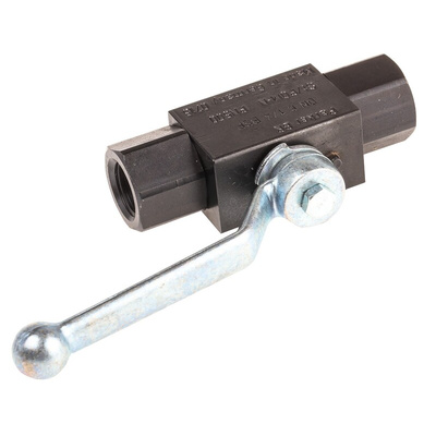 Parker Phosphated Steel Hydraulic Ball Valve, KH1/4CFX G 1/4