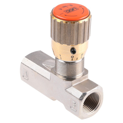 Parker Inline Mounting Hydraulic Flow Control Valve, G 3/8, 210bar, 2001, 3L/min