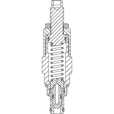 HydraForce Inline Mounting Hydraulic Relief Valve, RV58-20A-3BD-P-46, G 3/8, 345bar