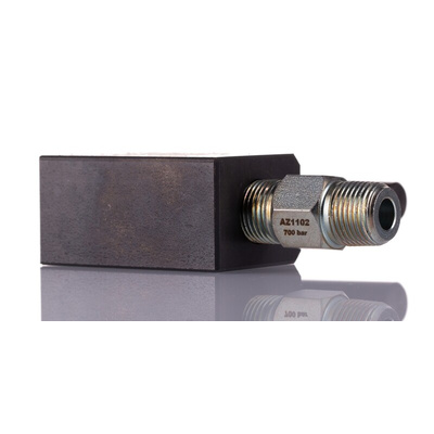 RS PRO Hydraulic Flow Control Valve, NPT 3/8, 700 bar, 2