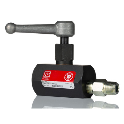 RS PRO Hydraulic Flow Control Valve, NPT 3/8, 700 bar, 2
