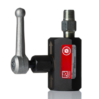 RS PRO Hydraulic Flow Control Valve, NPT 3/8, 700 bar, 2