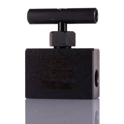 RS PRO Hydraulic Flow Control Valve, NPT 3/8, 700 bar, 2