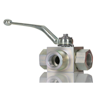 RS PRO Steel Hydraulic Ball Valve G 1/2