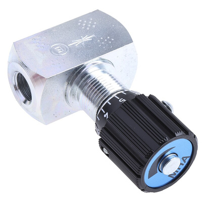 RS PRO Inline Mounting Hydraulic Flow Control Valve, G 1/4, 350bar, 50L/min