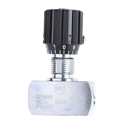 RS PRO Inline Mounting Hydraulic Flow Control Valve, G 1/4, 350bar, 50L/min