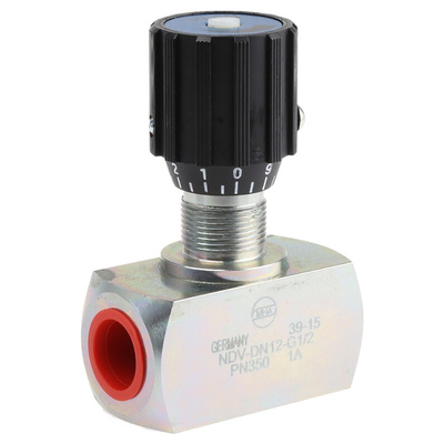 RS PRO Inline Mounting Hydraulic Flow Control Valve, G 1/2, 350bar, 140L/min