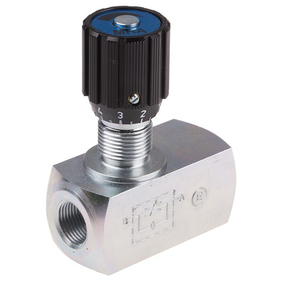 RS PRO Inline Mounting Hydraulic Flow Control Valve, G 3/8, 350bar, 75L/min