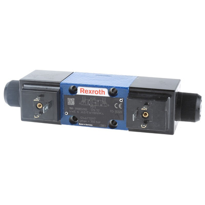 Bosch Rexroth, R900551703 Solenoid Actuated Directional Spool Valve, CETOP 3, J, 110V ac