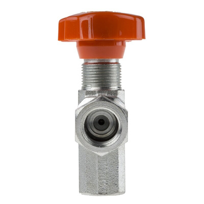 RS PRO Hydraulic Pressure Gauge Isolation Valve, G 1/4 Female