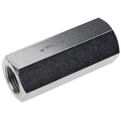 RS PRO Steel Inline Mounting, Hydraulic Check Valve, G 1/2, 55L/min