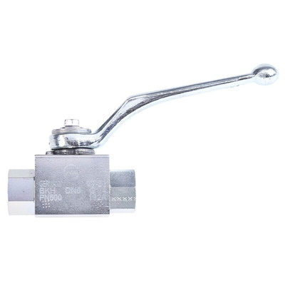 RS PRO Zinc Passivated Steel Hydraulic Ball Valve G 1/4