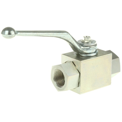 RS PRO Zinc Passivated Steel Hydraulic Ball Valve G 1/2