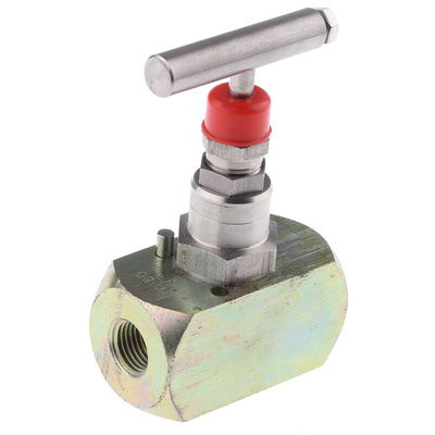RS PRO Inline Mounting Hydraulic Flow Control Valve, G 1/4, 700bar, 40L/min