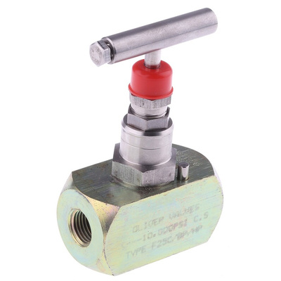 RS PRO Inline Mounting Hydraulic Flow Control Valve, G 1/4, 700bar, 40L/min