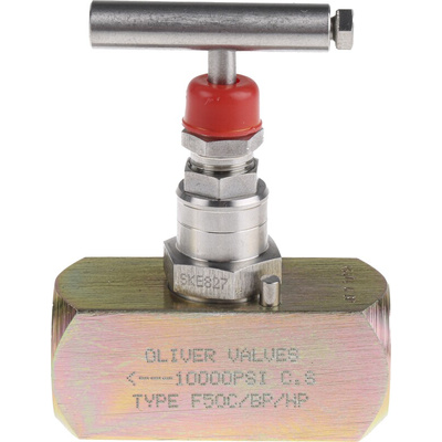 RS PRO Inline Mounting Hydraulic Flow Control Valve, G 1/2, 700bar, 40L/min