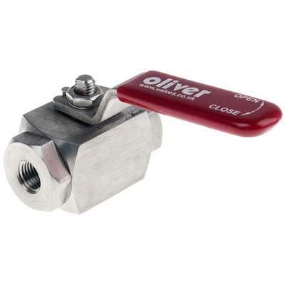 RS PRO Stainless Steel Hydraulic Ball Valve NPT 1/4