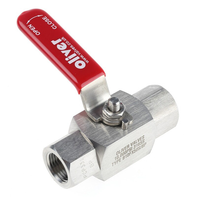 RS PRO Stainless Steel Hydraulic Ball Valve G 1/2