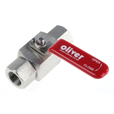 RS PRO Stainless Steel Hydraulic Ball Valve G 1/2