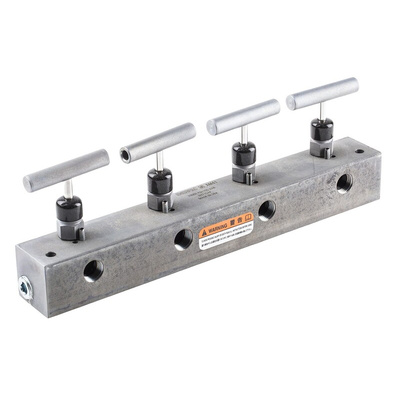 Enerpac Hydraulic Manifold AM41, 7 stations