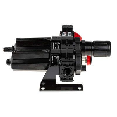 Norgren G 1/2 FRL, Automatic Drain, 40μm Filtration Size - With Pressure Gauge