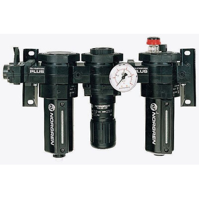 Norgren G 3/4 FRL, Automatic Drain, 40μm Filtration Size - Without Pressure Gauge