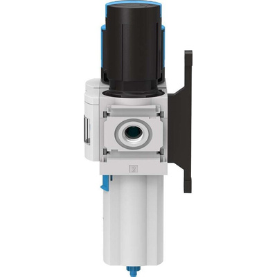 Festo G 1/2 FRL, Automatic Drain, 40μm Filtration Size - With Pressure Gauge