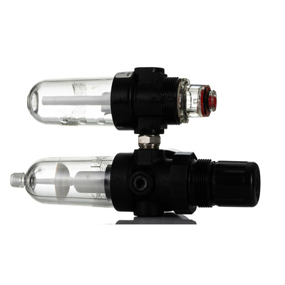 Norgren G 1/4 Filter Regulator Lubricator, Automatic Drain, 40μm Filtration Size
