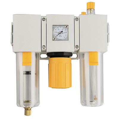 RS PRO G 1/2 Filter Regulator Lubricator, Manual Drain, 40μ Filtration Size