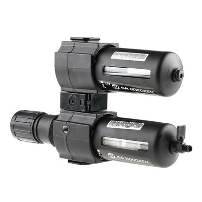 Norgren G 1/2 FRL, Manual Drain, 40μm Filtration Size - Without Pressure Gauge