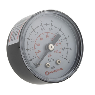 Norgren G 3/8 FRL, Semi Automatic Drain, 40μm Filtration Size - Without Pressure Gauge