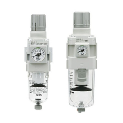 SMC AW40 Filter Regulator, 5μm, G 1/2, Automatic
