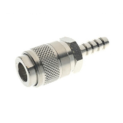 RS PRO Nickel Plated Brass Male Quick Air Coupling, 8mm Hose Barb