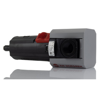 Norgren Excelon Plus series 40μm G 1/2 0.3bar to 10 bar Pneumatic Filter 4680L/min max with Automatic drain