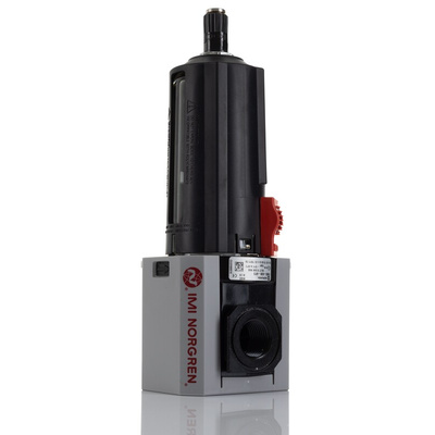 Norgren Excelon Plus series 40μm G 1/2 0.3bar to 10 bar Pneumatic Filter 4680L/min max with Automatic drain