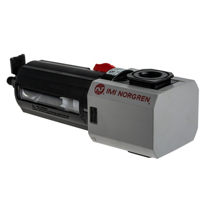 Norgren Excelon Plus series 40μm G 1/2 0.3bar to 10 bar Pneumatic Filter 4680L/min max with Manual drain